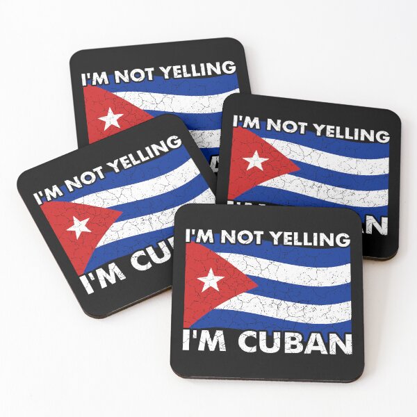 Item preview, I'm Not Yelling I'm Cuban - Cuba Flag Funny Quote Pun designed and sold by viunziameriza.
