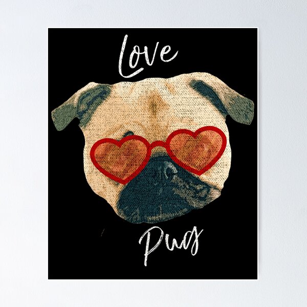 Item preview, Love Pug designed and sold by chasing-blue.