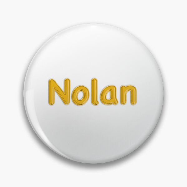 Item preview, Golden Balloon Nolan Name Label  designed and sold by NormadWorld.