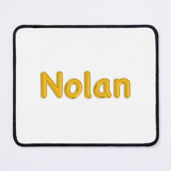 Item preview, Golden Balloon Nolan Name Label  designed and sold by NormadWorld.