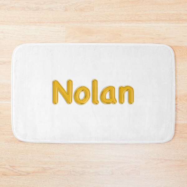 Item preview, Golden Balloon Nolan Name Label  designed and sold by NormadWorld.