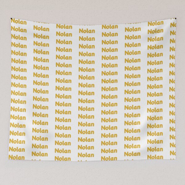Item preview, Golden Balloon Nolan Name Label  designed and sold by NormadWorld.