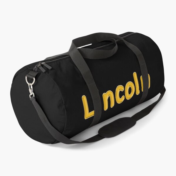 Item preview, Golden Balloon Lincoln Name Label (Black) designed and sold by NormadWorld.