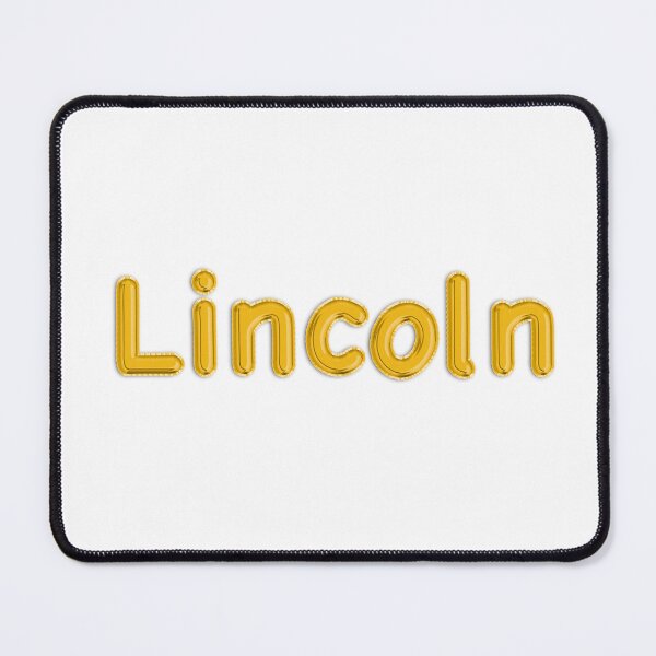 Item preview, Golden Balloon Lincoln Name Label designed and sold by NormadWorld.