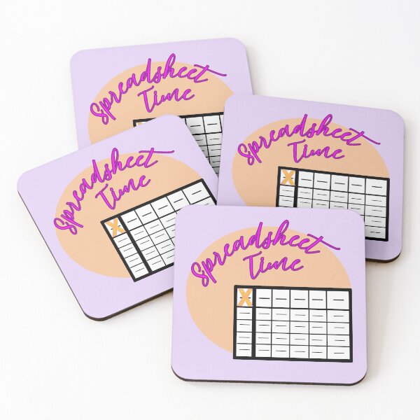 Item preview, Spreadsheet Time! designed and sold by EclecticKrys.