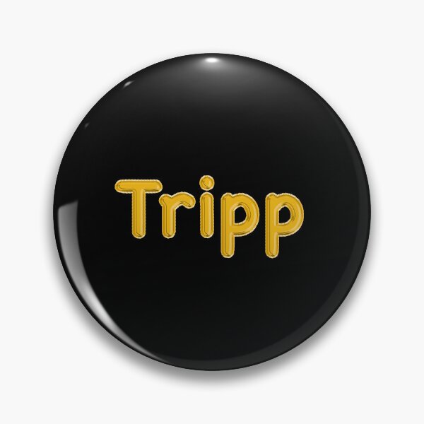 Item preview, Golden Balloon Tripp Name Label (Black) designed and sold by NormadWorld.