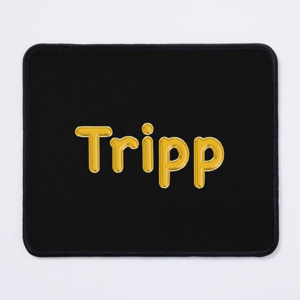 Item preview, Golden Balloon Tripp Name Label (Black) designed and sold by NormadWorld.