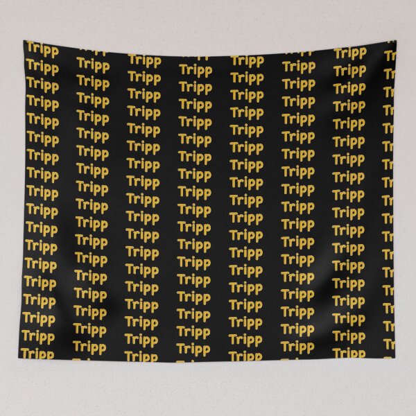 Item preview, Golden Balloon Tripp Name Label (Black) designed and sold by NormadWorld.