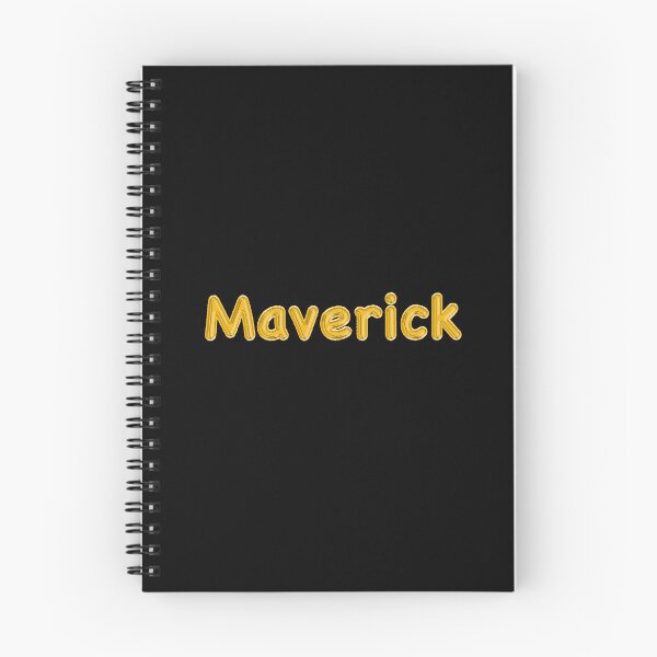 Item preview, Golden Balloon Maverick Name Label (Black) designed and sold by NormadWorld.