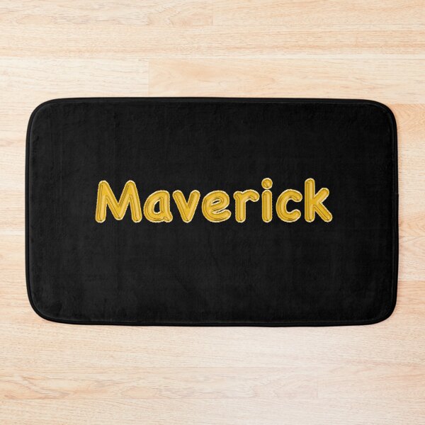 Item preview, Golden Balloon Maverick Name Label (Black) designed and sold by NormadWorld.