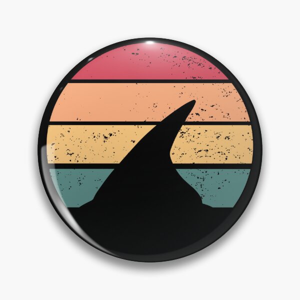 Item preview, Sharks Fin Retro Sunset Vintage Shark Lover Retro Shark Gear designed and sold by DynamicDesign.