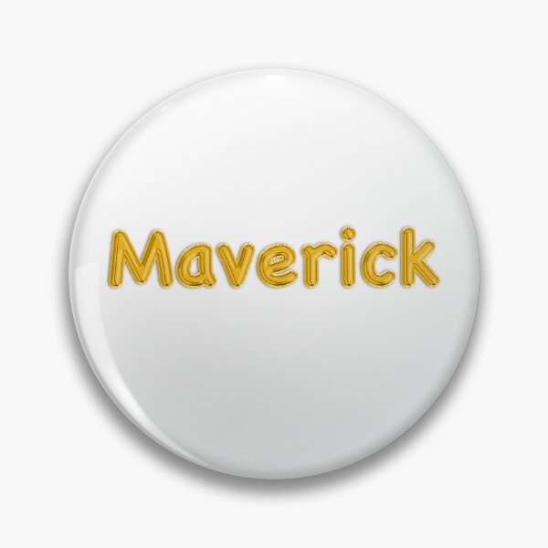 Item preview, Golden Balloon Maverick Name Label  designed and sold by NormadWorld.