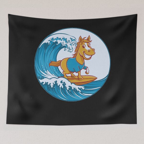 Item preview, Funny animals surfing the waves  designed and sold by AnimalsDH305.