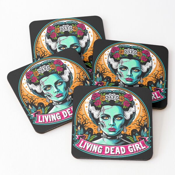 Item preview,  Living Dead Girl Goth Bride Halloween Horror Fan Graphic designed and sold by SpookshowDesign.