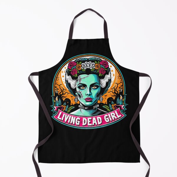 Item preview, Living Dead Girl Goth Bride Halloween Horror Fan Graphic designed and sold by SpookshowDesign.