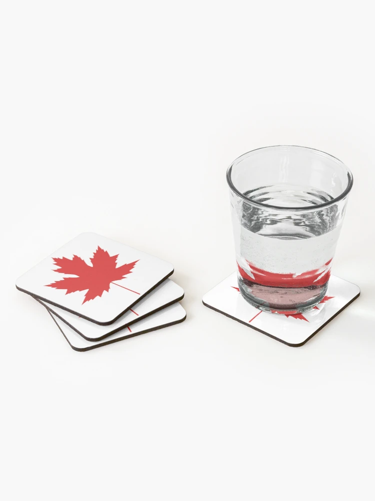 Thumbnail 2 of 5, Coasters (Set of 4), Maple leaf designed and sold by BlueBerry45.