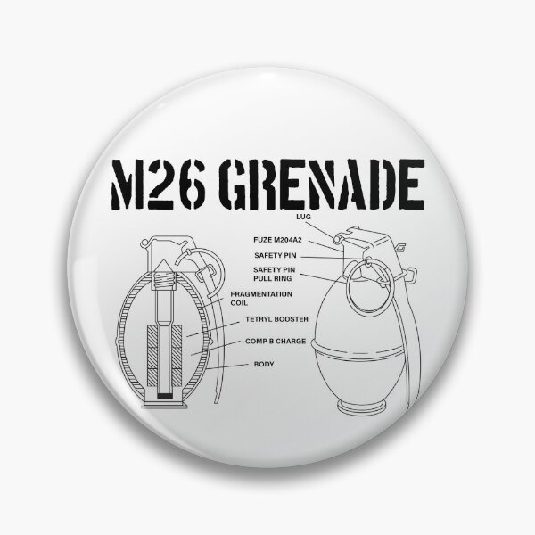 Item preview, M26 Grenade Schematic Military Grenadier M26 Grenade Gear designed and sold by DynamicDesign.