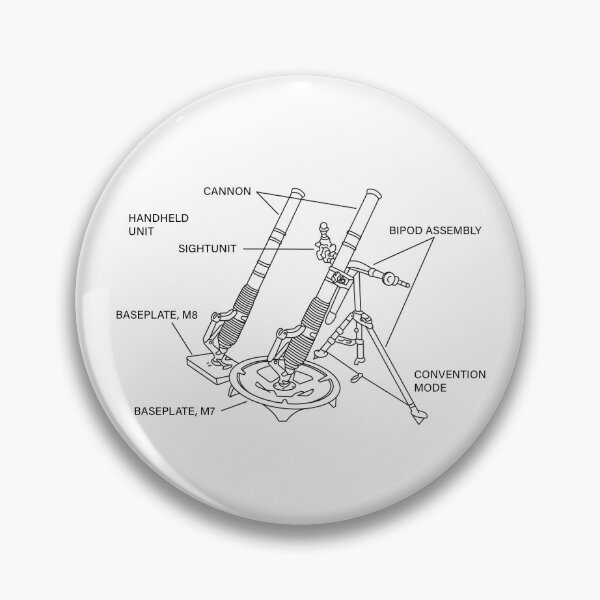 Item preview, M224 Mortar Schematic Military Mortarman M224 Mortar Gear designed and sold by DynamicDesign.