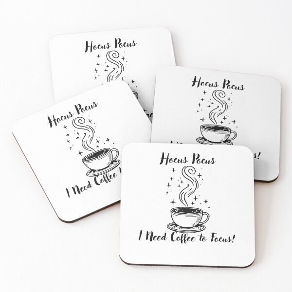 Item preview, Hocus Pocus, I Need Coffee to Focus! designed and sold by NanaCrafted.