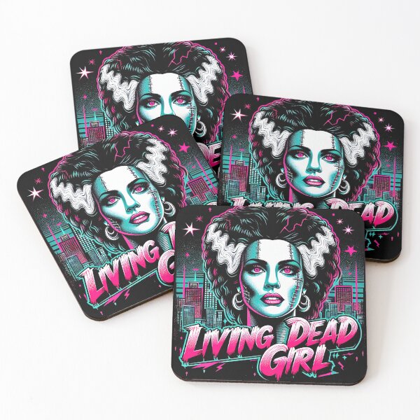 Item preview, Living Dead Girl Goth Bride Halloween Horror Fan Graphic designed and sold by SpookshowDesign.