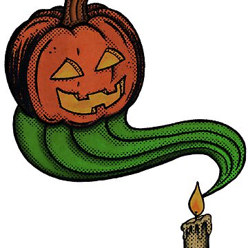 Artwork thumbnail, Nostalgic Halloween Jack o' Lantern by softnosferatu