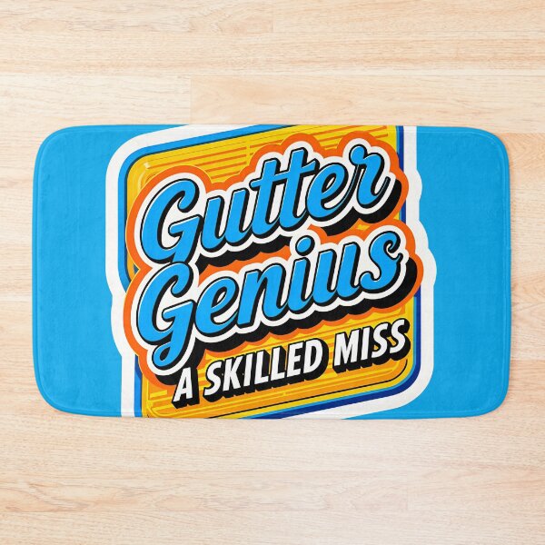 Item preview, Gutter Genius A Skilled Miss Bowling Quote designed and sold by TheArtOfPat.