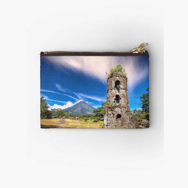 Item preview, Mayon Volcano and Cagsawa Ruins with a beautiful sky and clouds in Legazpi City Albay Philippines designed and sold by Pabalonshop.