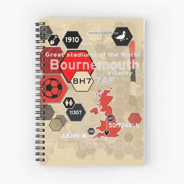 Item preview, Bournemouth - Great stadiums 14 designed and sold by OneKickDuck.