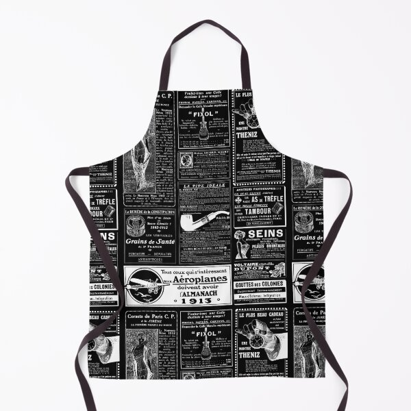 Item preview, black french antique newspaper victorian designed and sold by Gossip Rag.