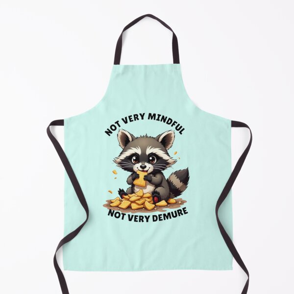 Item preview, Not very mindful not very demure funny raccoon designed and sold by Kawabijutsu21.