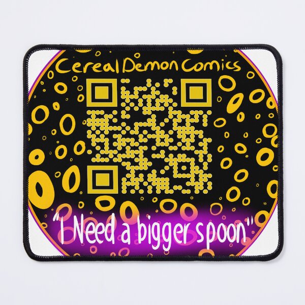 Item preview, cerealdemon comics QR  designed and sold by CerealdemonArts.
