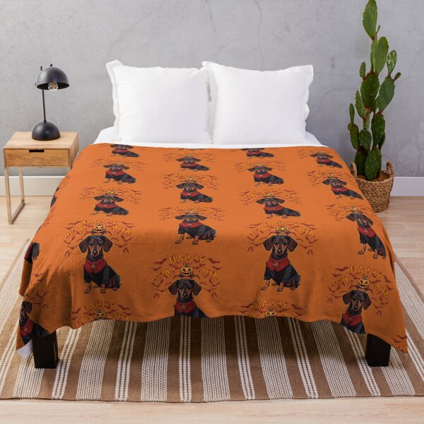 Item preview, Adorable Dachshund in Vampire Cape - "Happy Howloween" - Halloween Design for Products designed and sold by GoodyPaws.