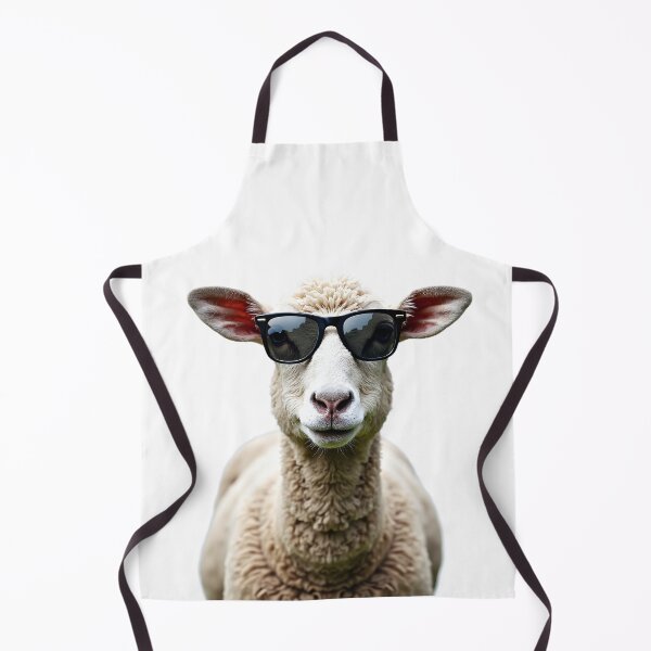 Item preview, Funny cool Sheep wearing sunglasses designed and sold by LazyOwlStore.