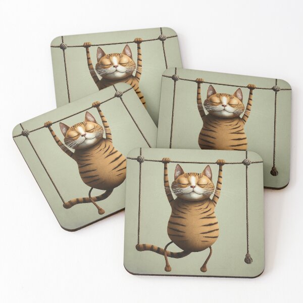 Item preview, Cat on a String designed and sold by StickersRyous.