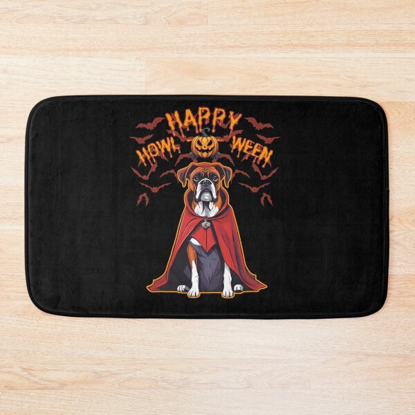 Item preview, Playful Boxer in Vampire Cape - "Happy Howloween" - Halloween Design for Products designed and sold by GoodyPaws.