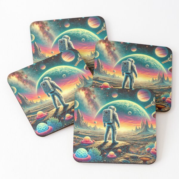 Item preview, Cosmic Explorer: Astronaut on Alien World designed and sold by Mjonkey.