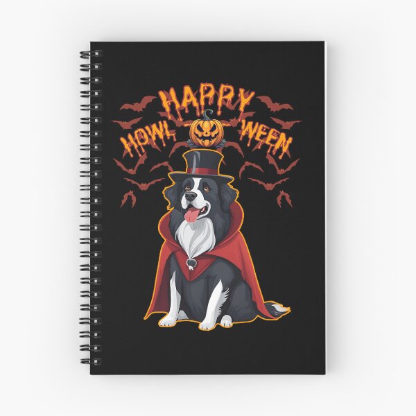 Item preview, Elegant Landseer in Vampire Cape - "Happy Howloween" - Halloween Design for Products designed and sold by GoodyPaws.