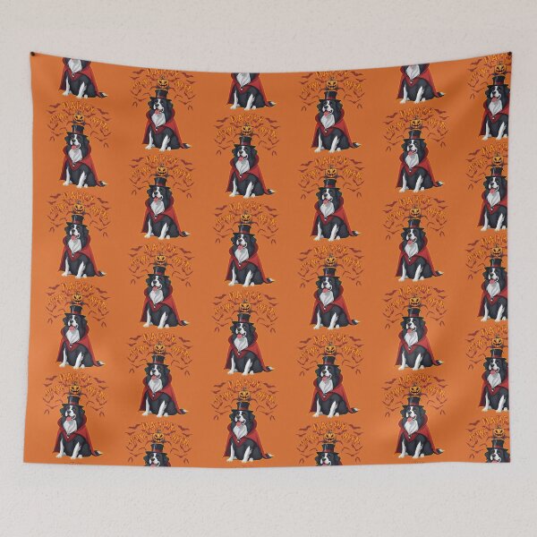 Item preview, Elegant Landseer in Vampire Cape - "Happy Howloween" - Halloween Design for Products designed and sold by GoodyPaws.