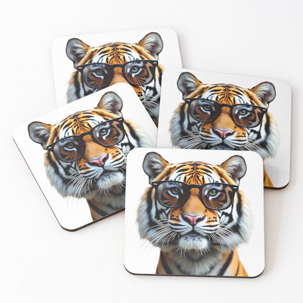 Item preview, Funny cool Tiger wearing sunglasses designed and sold by LazyOwlStore.