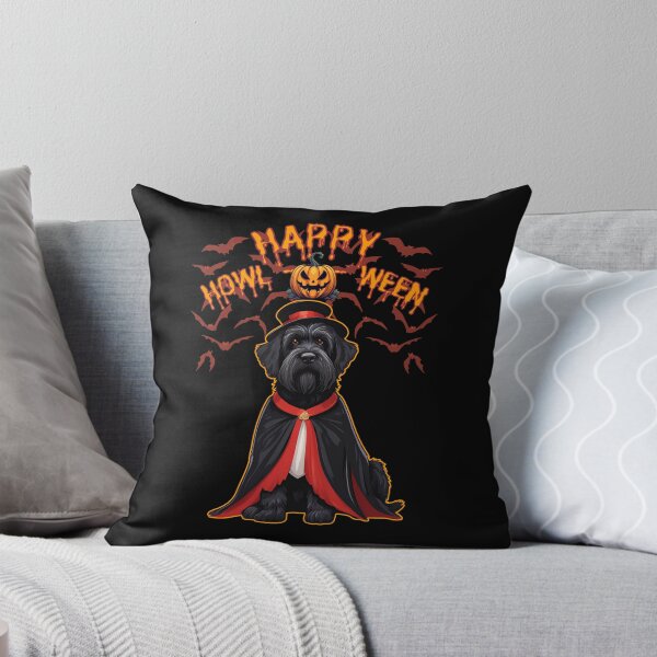 Item preview, Regal Black Russian Terrier in Vampire Cape - "Happy Howloween" - Halloween Design for Products designed and sold by GoodyPaws.