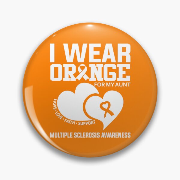 Item preview, I Wear Orange For My Aunt Multiple Sclerosis Awareness Gear designed and sold by DynamicDesign.
