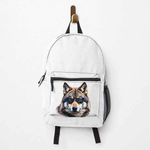 Item preview, Funny cool Wolf wearing sunglasses designed and sold by LazyOwlStore.