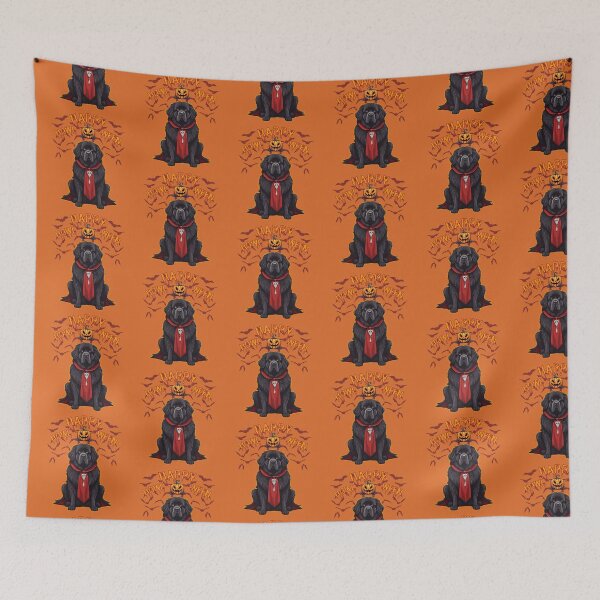 Item preview, Regal Newfoundland in Vampire Cape - "Happy Howloween" - Halloween Design for Products designed and sold by GoodyPaws.