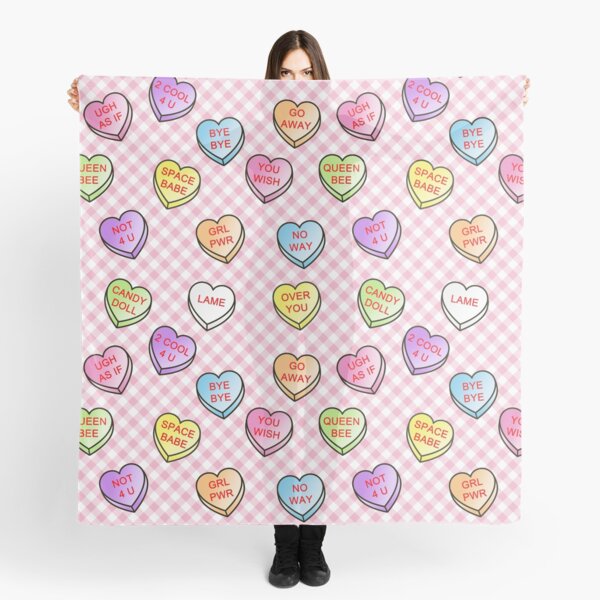 Conversation Hearts Scarf