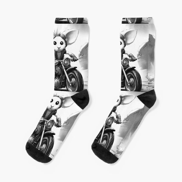 Rat Gang Crew Daisy Biker Girl by iServalan Tale Teller Club Exclusive Socks
