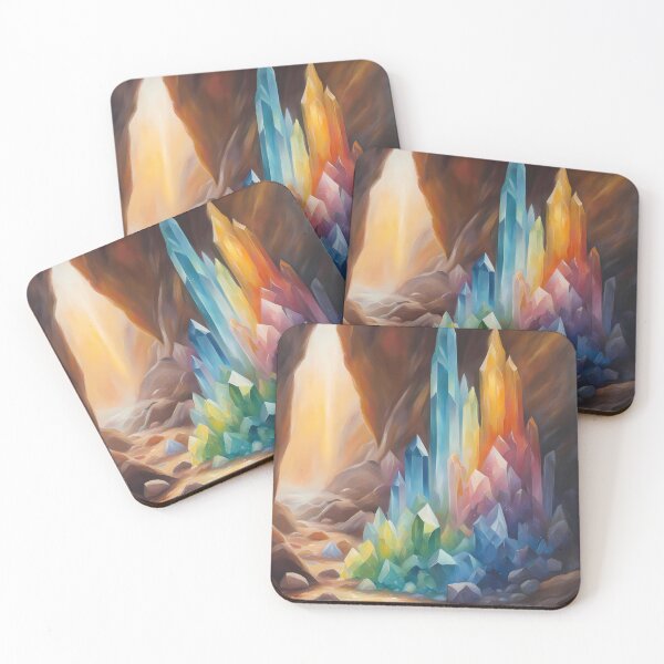 Item preview, Rainbow Crystals in Natural Cave designed and sold by CalmnessbyChoice.