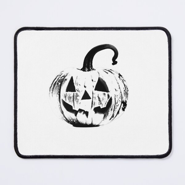 Artikelvorschau, Vintage Blackwork Punktierung Halloween Kürbis entworfen und verkauft von Kat Thiel.