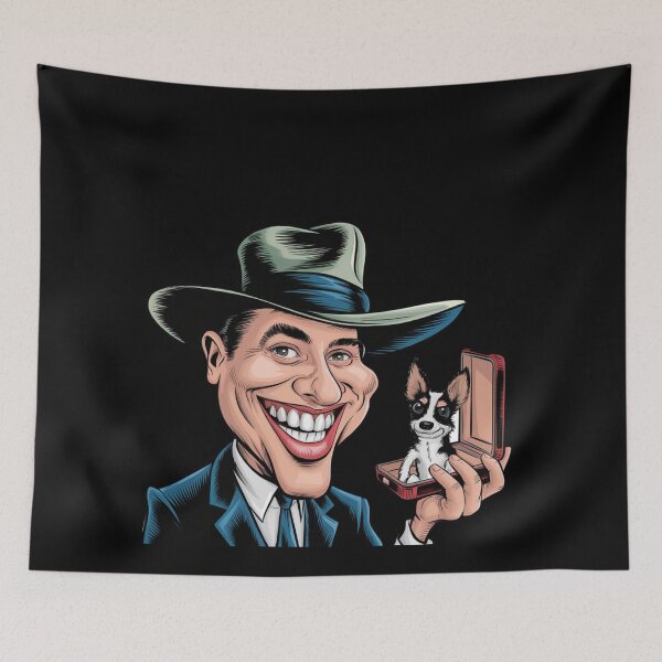 Item preview, Big Gangster Smile with Tiny Dog designed and sold by eliteandhonor.