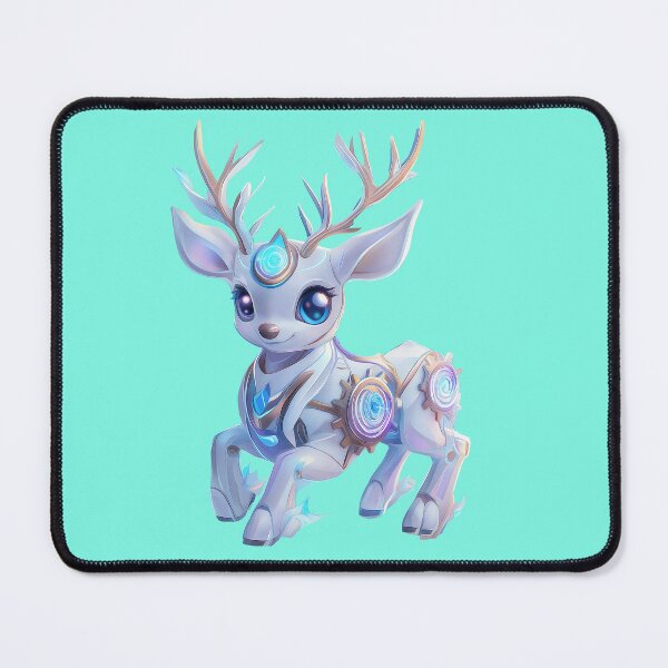 Item preview, Sleek Blue Metal the Robo-Deer designed and sold by silp159.