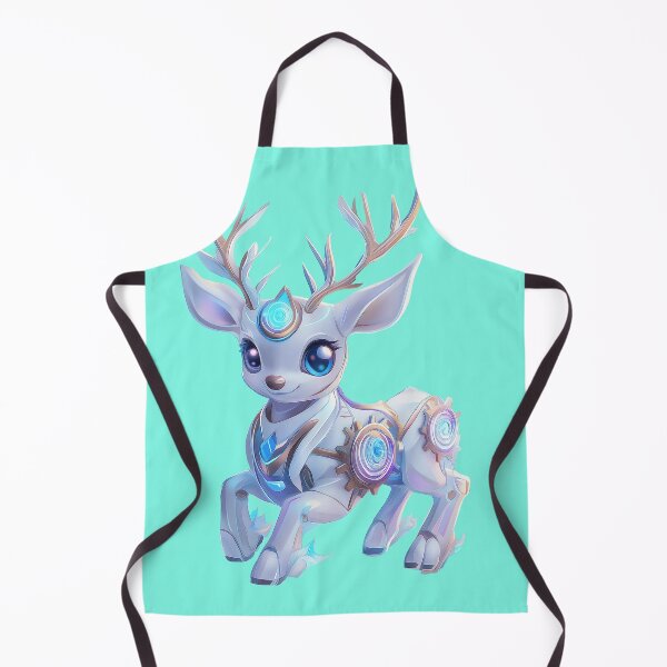 Item preview, Sleek Blue Metal the Robo-Deer designed and sold by silp159.